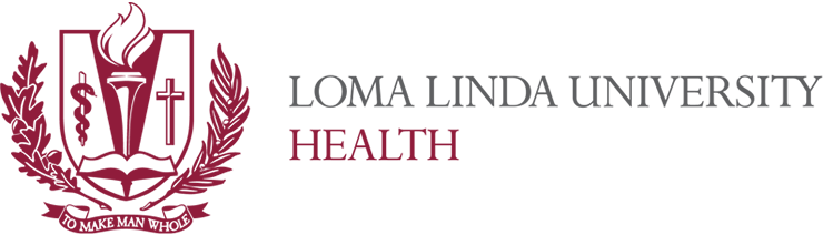 Loma Linda University Health logo, representing the alma mater of Bonita Family Dental lead dentist Dr. Sandhya Hegde, who earned her dental degree from Loma Linda University's School of Dentistry